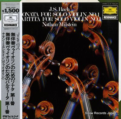MILSTEIN, NATHAN bach; sonata for solo violin no.1 15MG3024