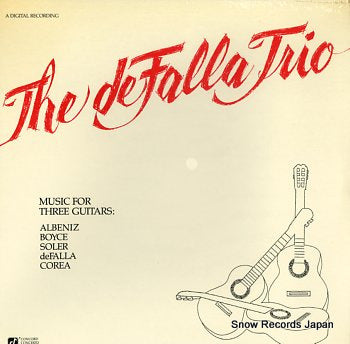 DE FALLA TRIO, THE music for three guitars CC-2011