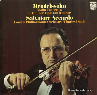 ACCARDO, SALVATORE mendelssohn; violin concertos in e minor, op.64/in d minor 9500154