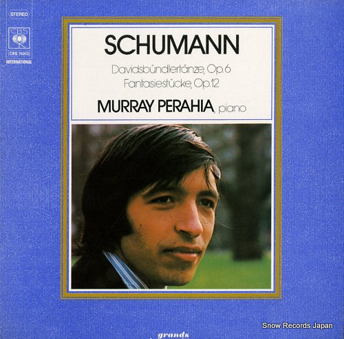 PERAHIA, MURRAY schumann; davidsbundlertanze, op.6 CBS76202