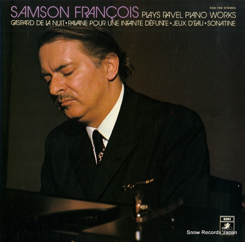 FRANCOIS, SAMSON samson francois plays ravel piano works EAA-194