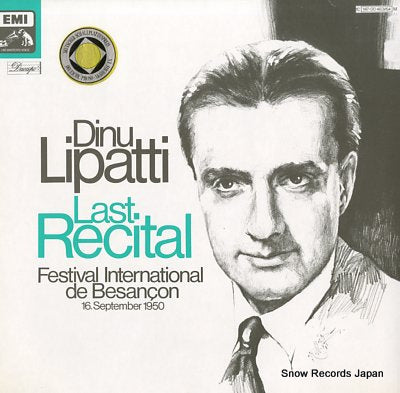 LIPATTI, DINU last recital 1C147-00463/64M