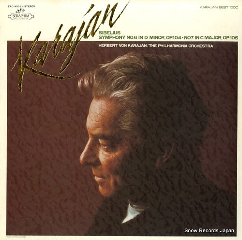 KARAJAN, HERBERT VON sibelius; symphony no.6 & 7 EAC-40021