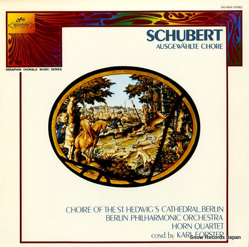 FORSTER, KARL schubert; ausgewahlte chore EAC-40145