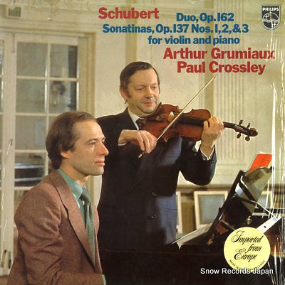 GRUMIAUX, ARTHUR schubert; sonatas for violin and piano 9500394
