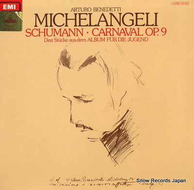 MICHELANGELI, ARTURO BENEDETTI schmann; carnaval op.9 1C065-02613
