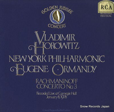 HOROWITZ, VLADIMIR rachmaninov; concerto no.3 CRL1-2633