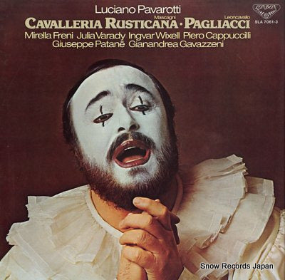PAVAROTTI, LUCIANO mascagni; cavalleria rusticana / leoncavallo; pagliacci SLA7061-3