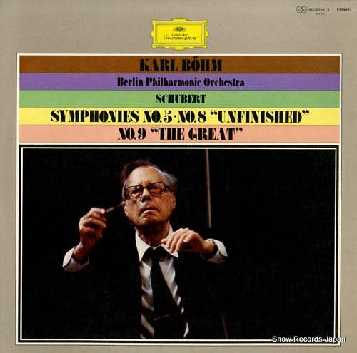 BOHM, KARL schubert; symphonies no.5/no.8 "unfinished"/no.9"the great" MG8591