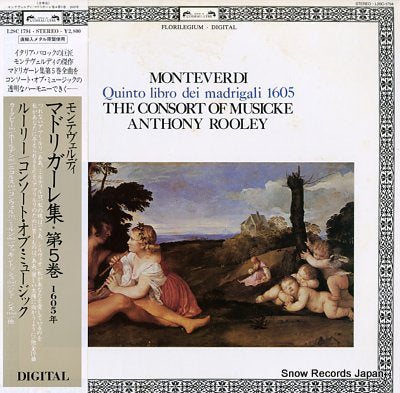 ROOLEY, ANTHONY monteverdi; quinto libro del madrigali L28C1794