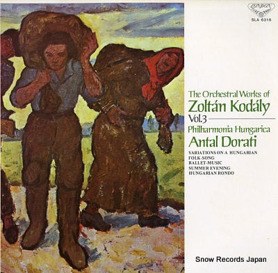 DORATI, ANTAL the orchestral works of zoltan kodaly vol.3 SLA6316