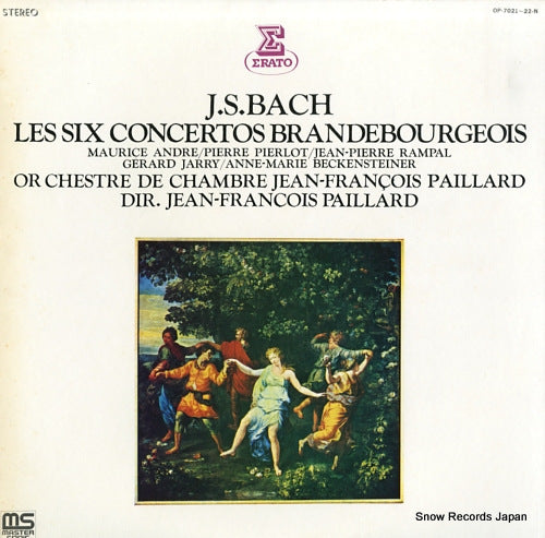 PAILLARD, JEAN-FRANCOIS bach; les six concertos brandebourgeois OP-7021-22-N