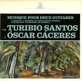 SANTOS, TURIBIO, AND OSCAR CACERES musique pour deux guitares ERX-2416