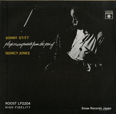 STITT, SONNY sonny stitt plays from the pen of quincy jones SL-5047-RO