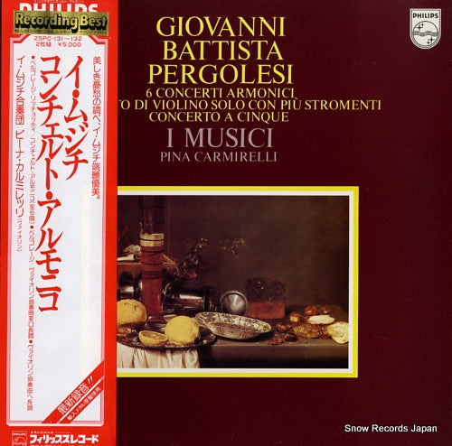 I MUSICI pergolesi; 6 concerti armonici 25PC-131-132