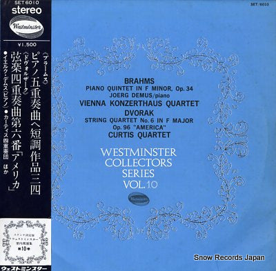 DEMUS, JOERG brahms; piano quintet in f minor op.34 SET6010