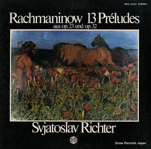 RICHTER, SVJATOSLAV rachmaninow; 13 preludes MKX-2003