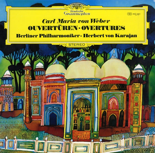 KARAJAN, HERBERT VON weber; overtures MG2401