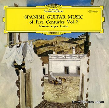 YEPES, NARCISO spanish guitar music of five centuries vol.2 MG2446