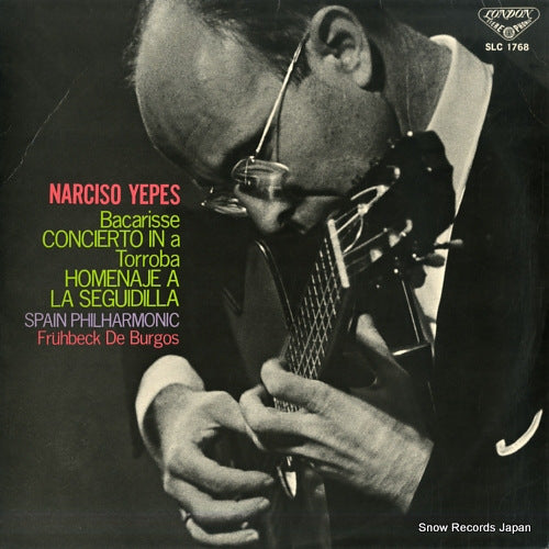 YEPES, NARCISO bacarisse; concierto in a minor SLC1768