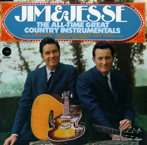 JIM AND JESSE the all-time great country instrumentals LE10542