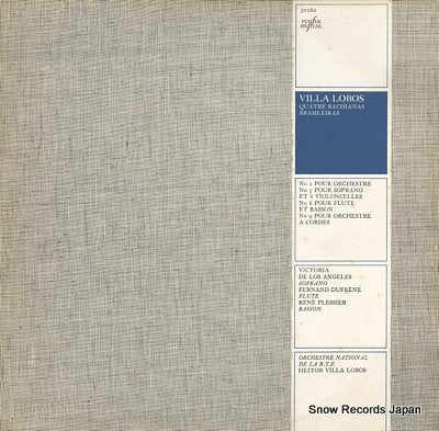 VILLA-LOBOS, HEITOR villa lobos; quatre bachianas brasileiras 30260 / FALP30.260