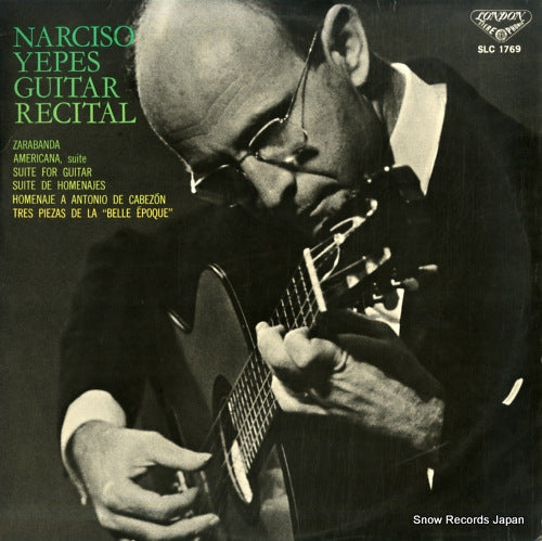 YEPES, NARCISO  guitar recital SLC1769