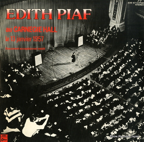 PIAF, EDITH au carnegie hall le 13 janvier 1957 EOS-67147.48