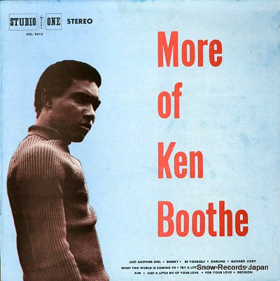 BOOTHE, KEN more of ken boothe SOL9010