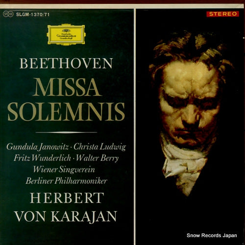 KARAJAN, HERBERT VON beethoven; missa solemnis SLGM-1370
