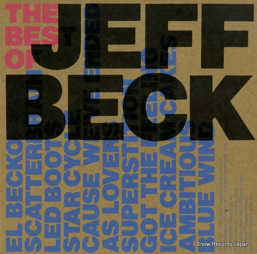 BECK, JEFF the best of jeff beck 28.3P-739