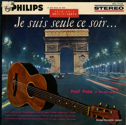 PATA, PAUL je suis seule ce soir SFL-7136