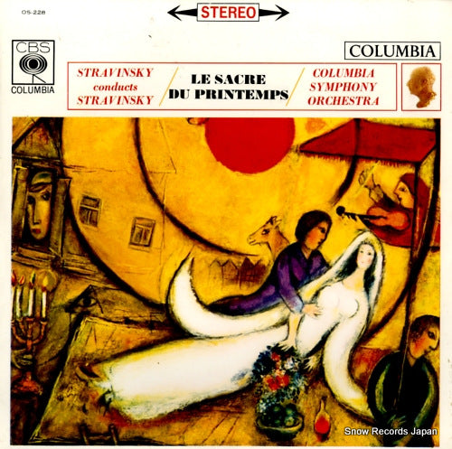 STRAVINSKY, IGOR stravinsky; le sacre du printemps OS-228