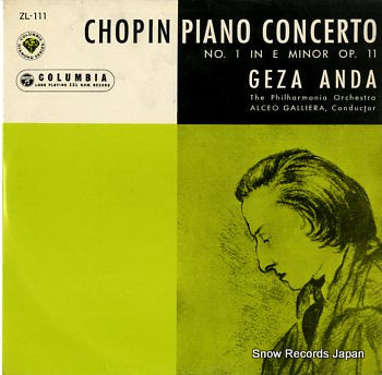 ANDA, GEZA chopin; piano concerto no.1 in e minor op.11 ZL-111