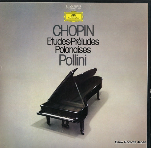 POLLINI, MAURIZIO chopin; etudes, preludes, polonaises 57MG9206/8