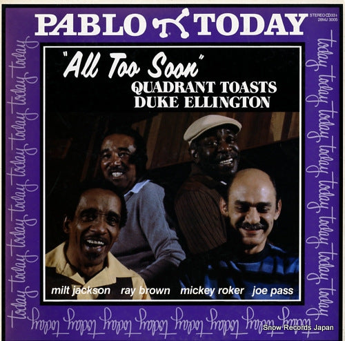 QUADRANT quardrant toasts duke ellington / all too soon 28MJ3005