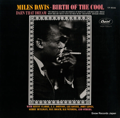DAVIS, MILES birth of the cool CR-8035