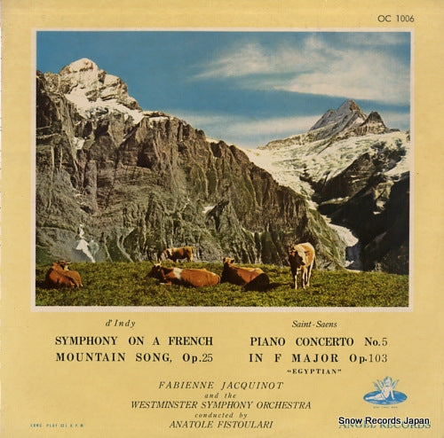 FISTOULARI, ANATOLE d'indy; symphony on a french mountain song OC1006