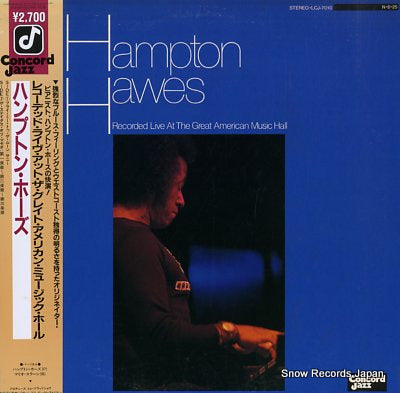 HAWES, HAMPTON recorded live at the great american music hall LCJ-7010