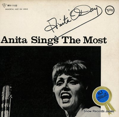 O'DAY, ANITA anita sings the most MV-1102