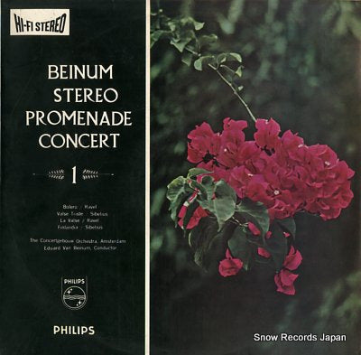 BEINUM, EDUARD VAN beinum stereo promenade concert 1 SFL5501