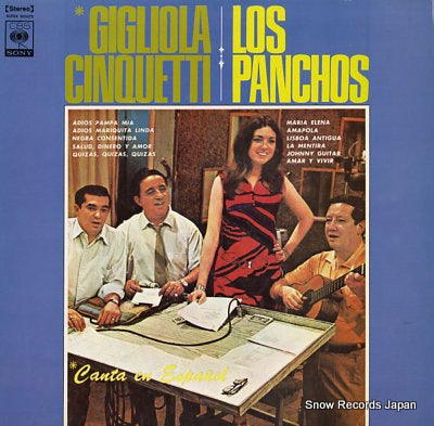 CINQUETTI, GIGLIOLA / LOS PANCHOS canta en espanol SONX60025
