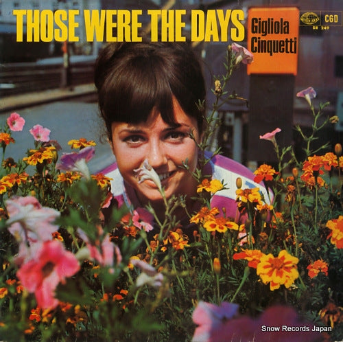 CINQUETTI, GIGLIOLA those were the days SR249