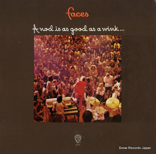 FACES a nod is as good as a wink to a blind horse BS2574