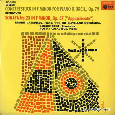 SZELL, GEORGE weber; concertstuck in f minor for piano & orch.,op.79 TD-1018