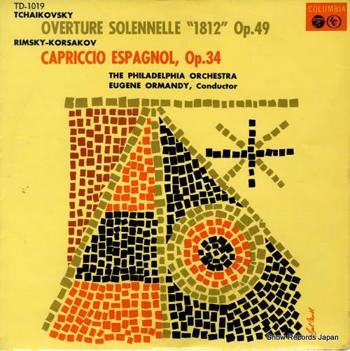 ORMANDY, EUGENE tchaikovsky; overture solennelle 1812 op.49 TD-1019