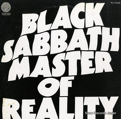 BLACK SABBATH masters of reality RJ-7040