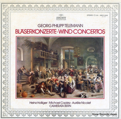 BERN, CAMERATA telemann; blaserkonzerte, wind concertos 28MA0008