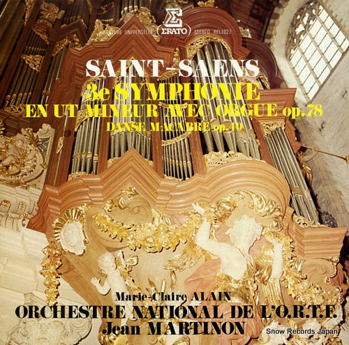 MARTINON, JEAN saint-saens; 3e symphonie en ut mineur avec orgue op.78 REL-1027