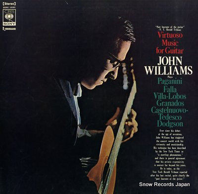 WILLIAMS, JOHN virtuoso music for guitar SONC10391